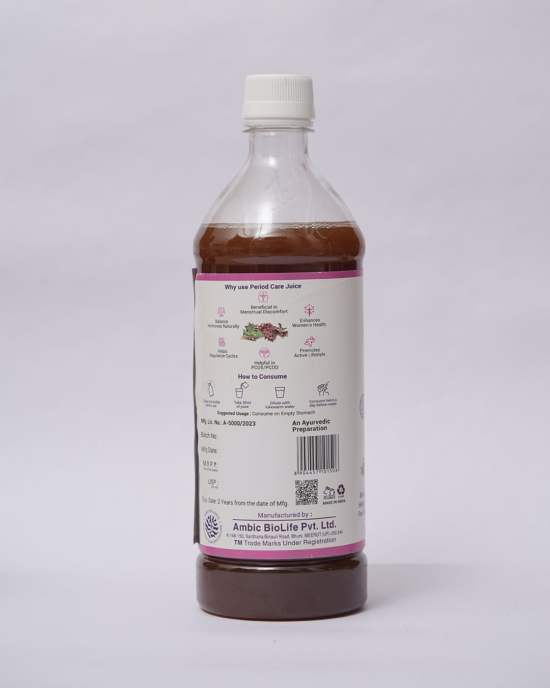 Period Care Juice I Helps Manage Irregular Menstrual Cycle Naturally