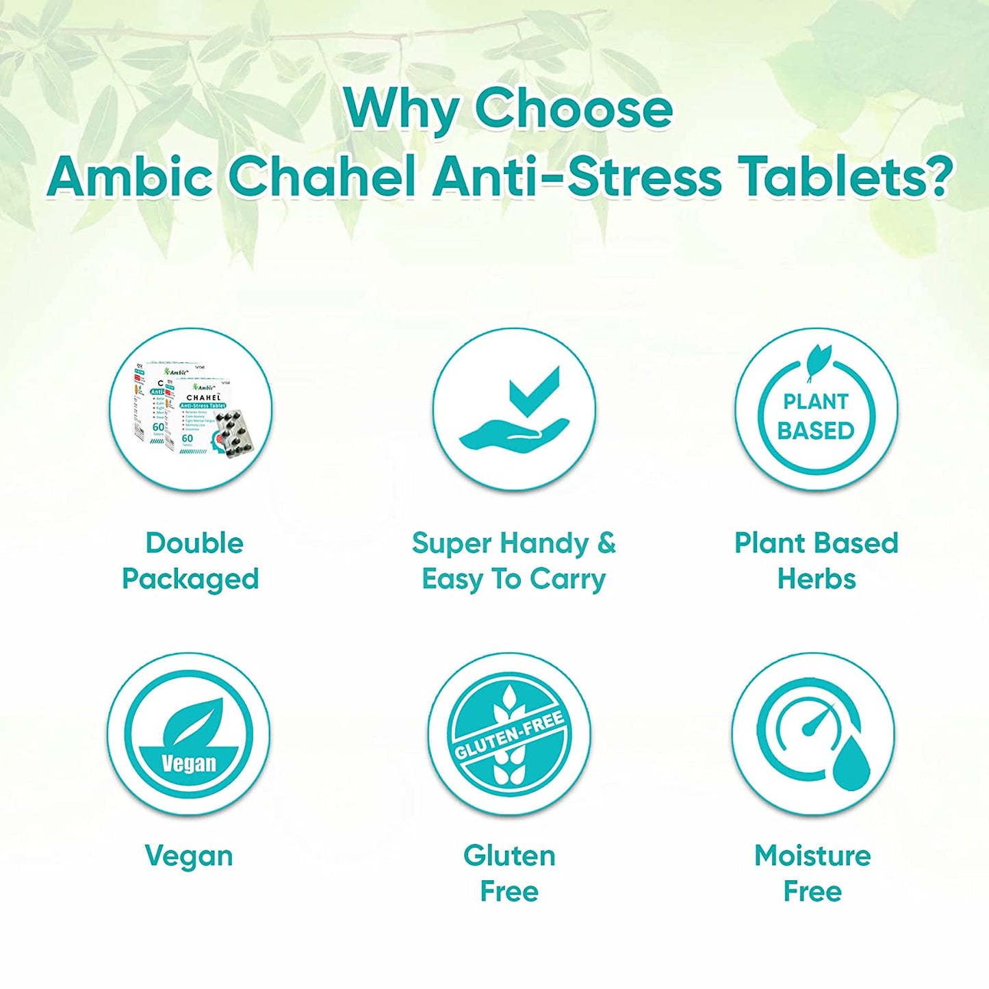Chahel Sleep Tablets for Sound Sleep & for Stress Relief