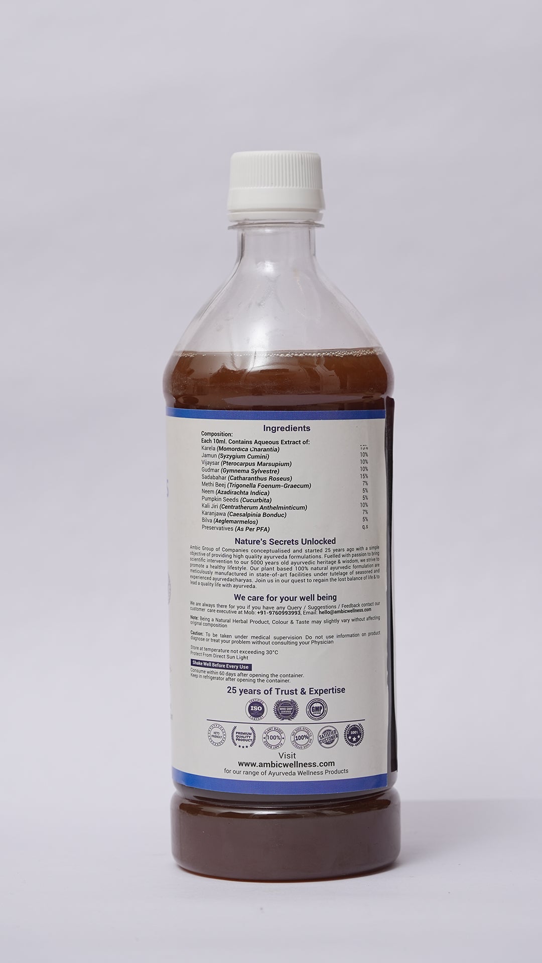Diabetes Care Juice | Controls Blood Sugar Levels Naturally