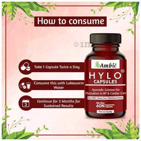 HY LO Capsule For Maintaining Blood Pressure Naturally(Pack of 1)