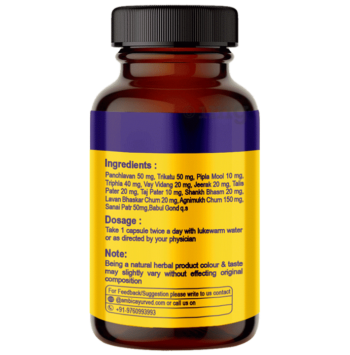 PACHAST PRO-LAX Capsule For Improving Digestion System(Pack of 1)