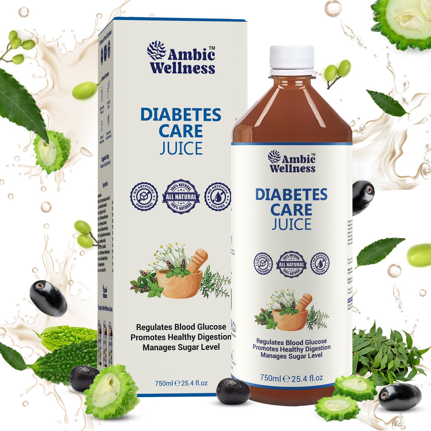 Diabetes Care Juice | Controls Blood Sugar Levels Naturally