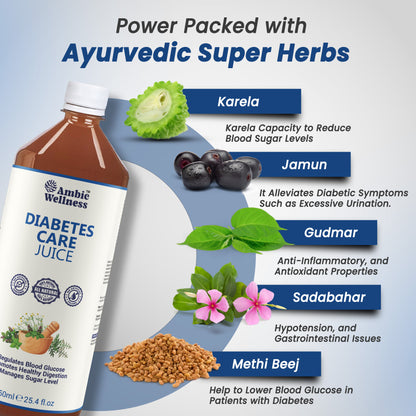 Diabetes Care Juice | Controls Blood Sugar Levels Naturally