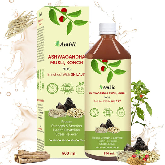 Ashwagandha Shilajit Juice for Stamina Vigor & Lasting Performance