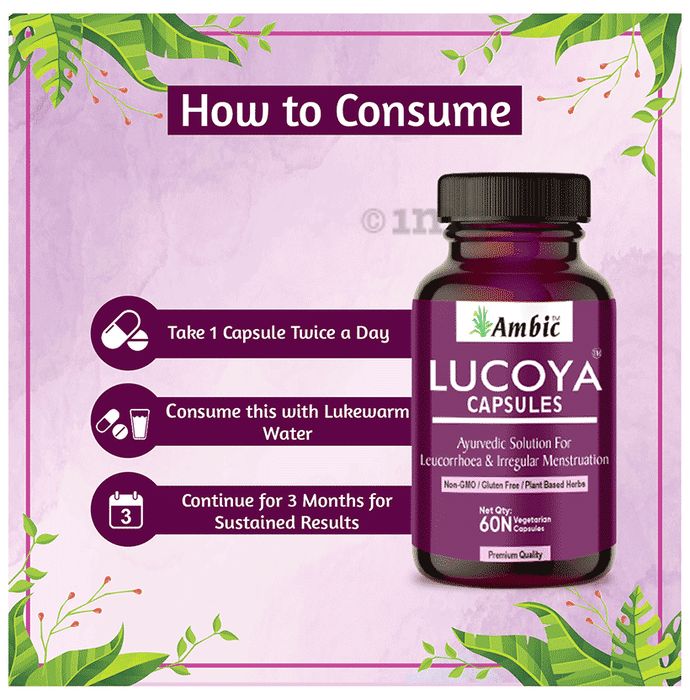 LUCOYA Capsule For Irregular Periods & Menstruation Issues(Pack of 1)