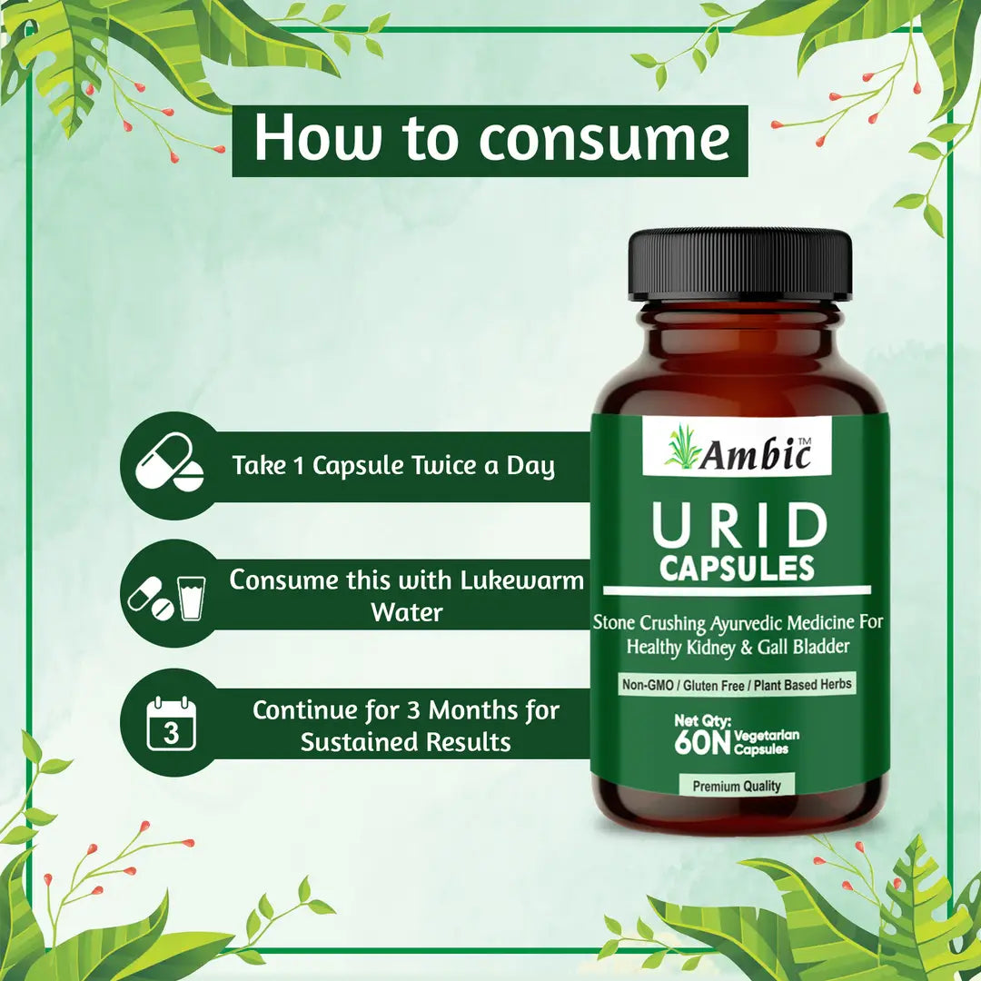 URID Capsule For Kidney Stone & Bladder Infection(Pack of 1)