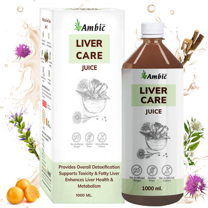 Liver Care Juice for Fatty Liver Detox I Ayurvedic Liver Support with Milk Thistle