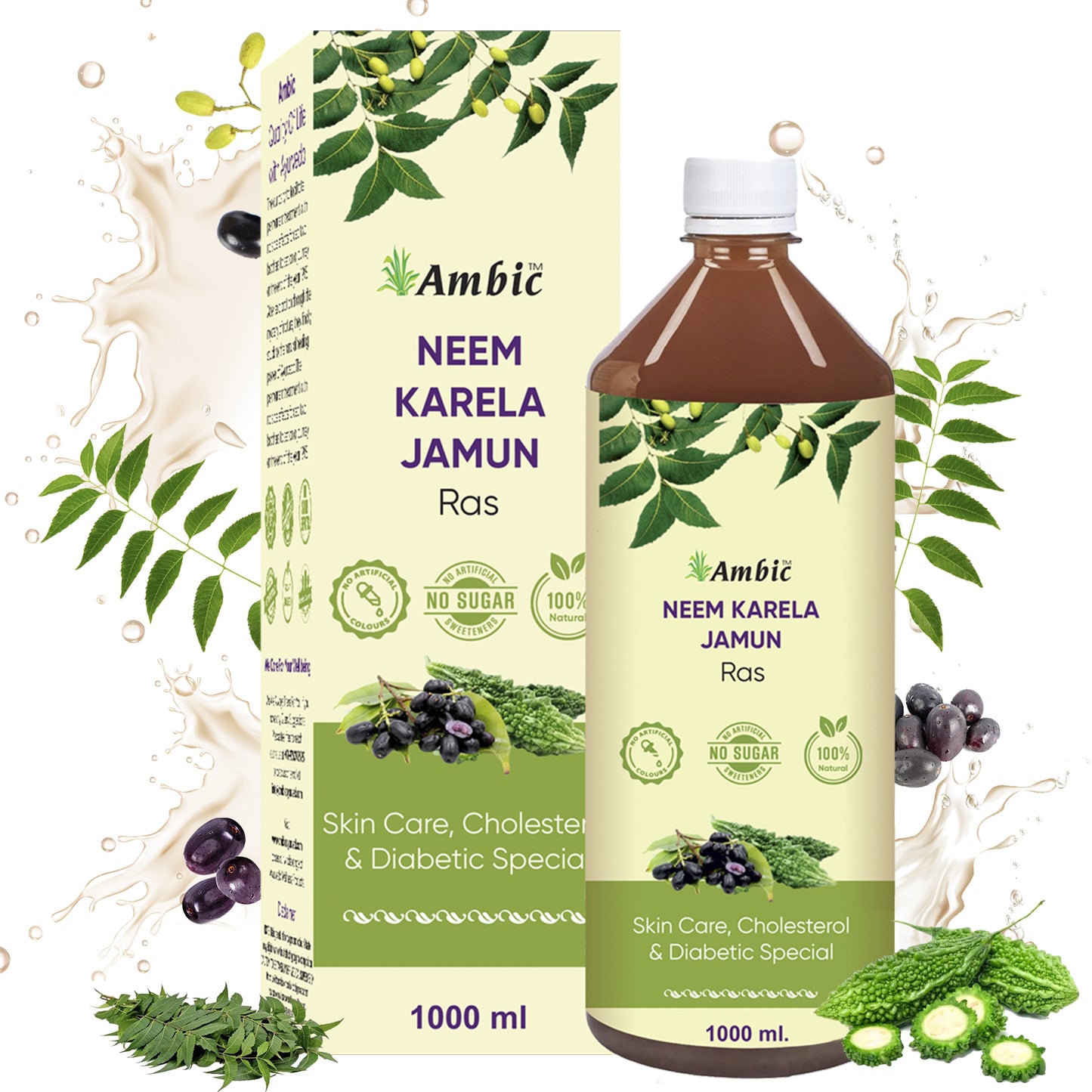 Ambic Neem Karela Jamun Juice