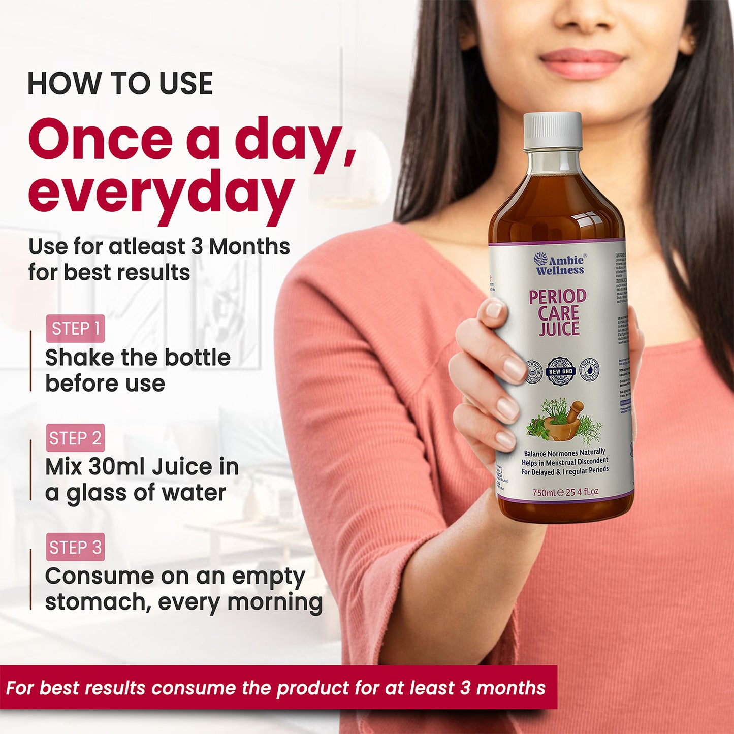Period Care Juice I Helps Manage Irregular Menstrual Cycle Naturally